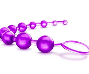 Long Size Crystal 10 Ball  Anal Bead