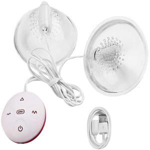 Roselex Nipple Suction Nipple Vibrator 10 Mode Sex Toy for Women Massager Pump Breast Stimulator