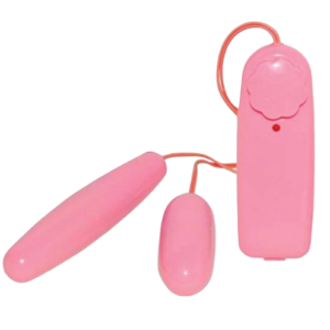 Double Jumping Egg Pink Bullet Vibrator Massager