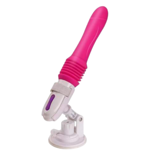 10 Speed Telescopic Vibration Dildo Sex Machine