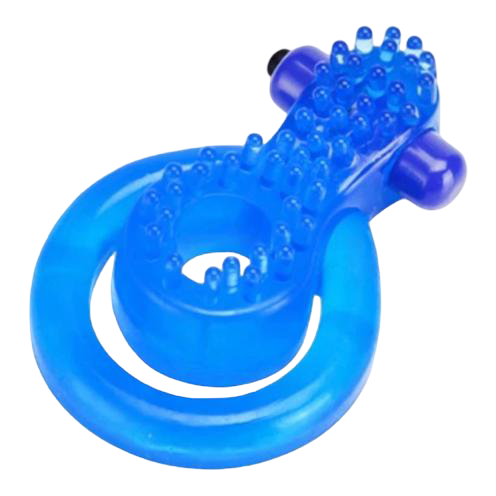 Powerful Ball Blue Cock Ring