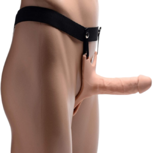 KINGS Silicone Strap-on Hollow Dildo With Harness For Men
