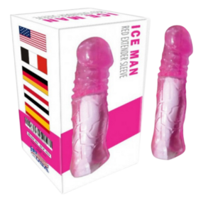 Iceman Pink Color Penis Extender Sleeve