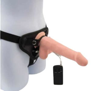 Vibrating Realistic Straps On Dildo